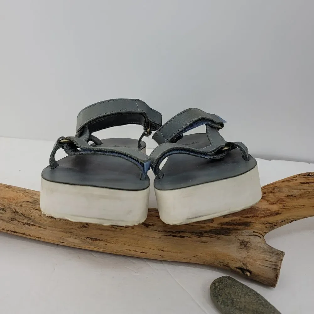 Teva universal leather flatform sandals